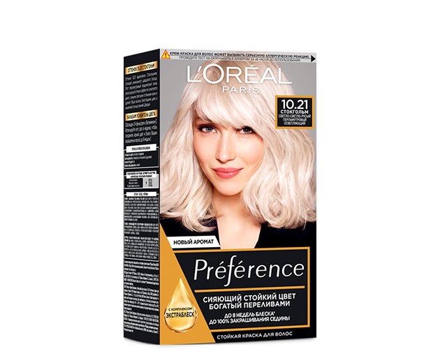 Loreal Paris Preference hair dye N10.21